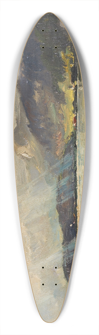 Joseph Wopfner - Am Wrthersee 39.3 inch art pintail longboard deck