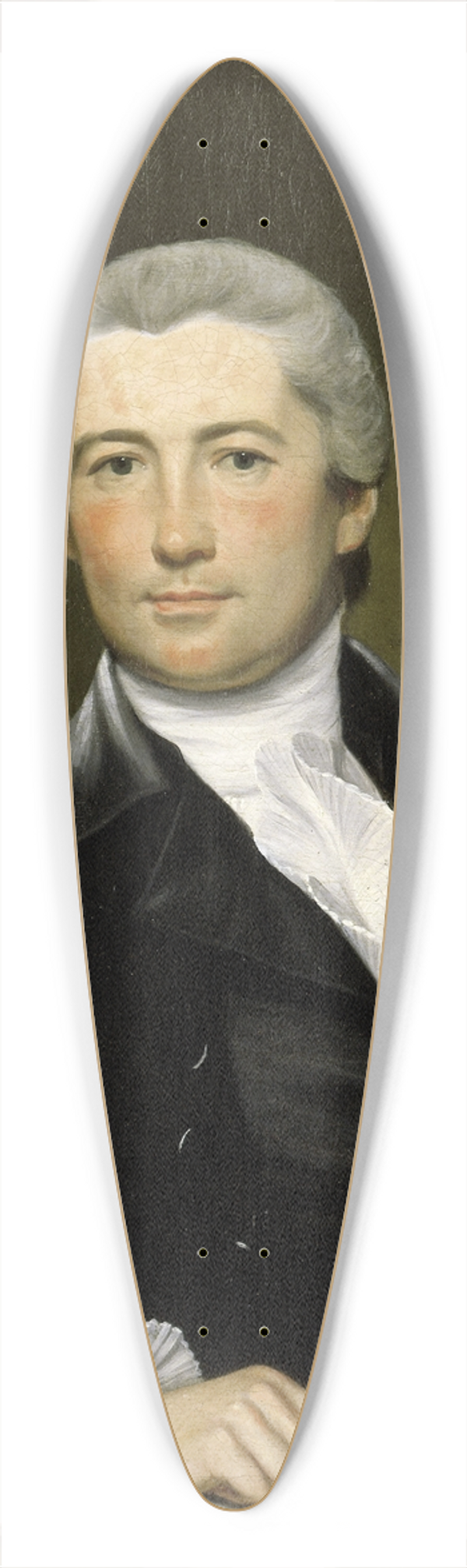 Joseph Wright of Derby - Portrait Of General Giles 39.3 inch art pintail longboard deck
