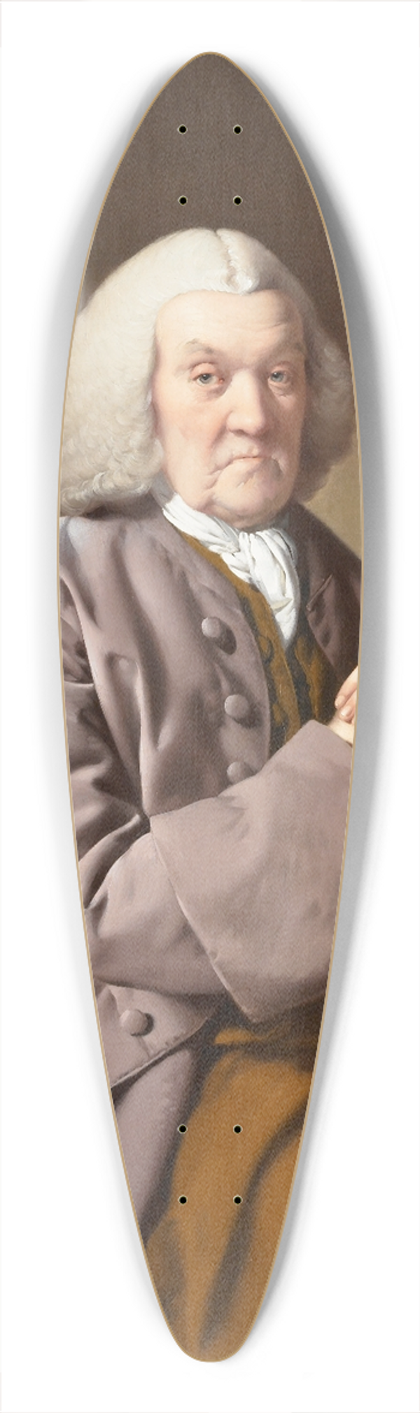 Joseph Wright of Derby - Richard Gildart 39.3 inch art pintail longboard deck