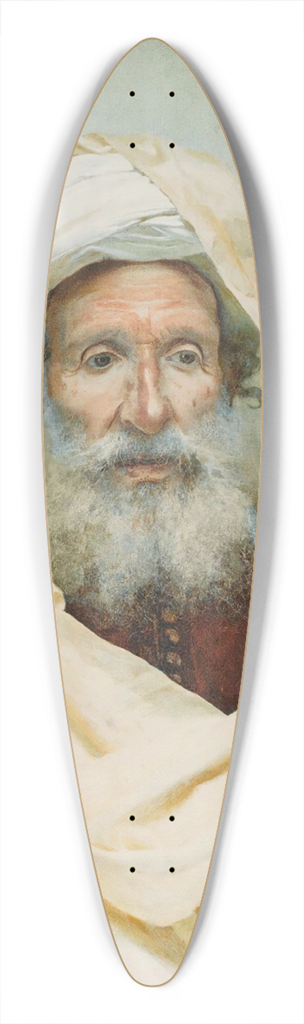 Josep Tapir Bar - The Holy Man 39.3 inch art pintail longboard deck