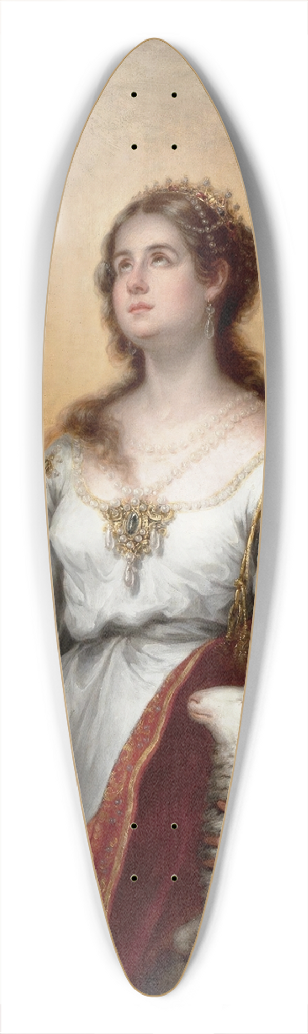 Jos Gutirrez de la Vega  - Alegora del Nuevo Testamento 39.3 inch art pintail longboard deck