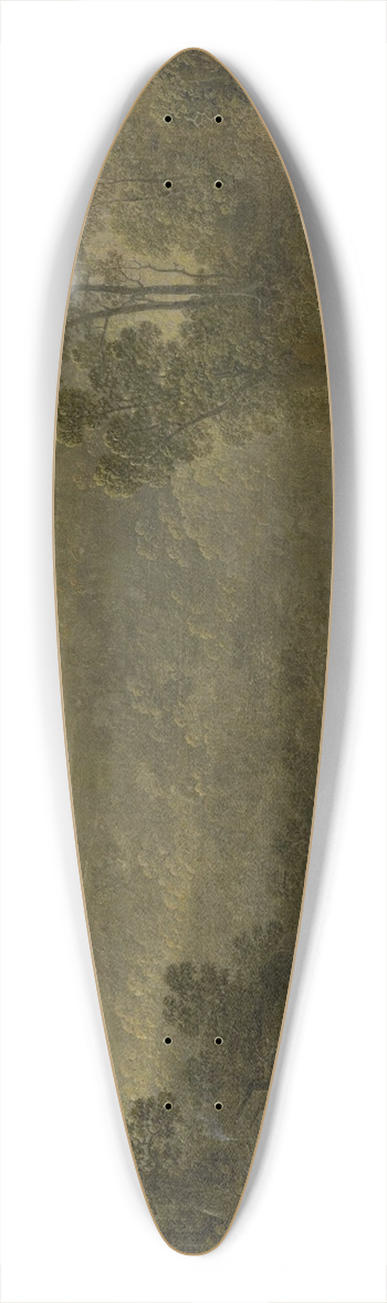Joshua H. Shaw - Virginia Landscape 39.3 inch art pintail longboard deck