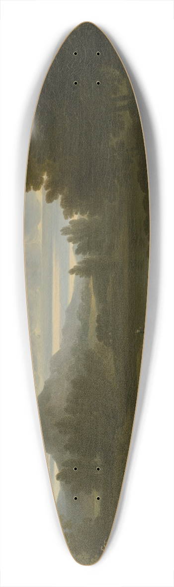Joshua Shaw - Solitude 39.3 inch art pintail longboard deck