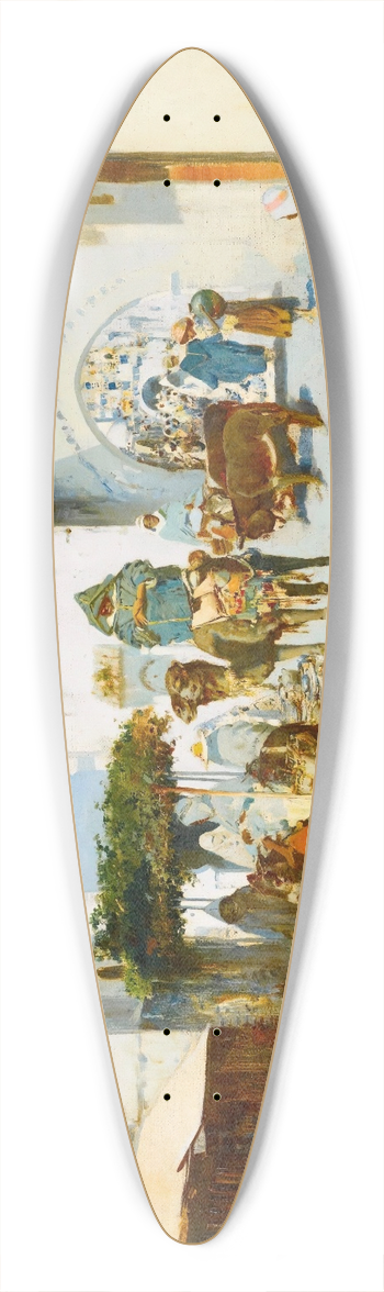 Jos Navarro y Llorens - The Souk 39.3 inch art pintail longboard deck