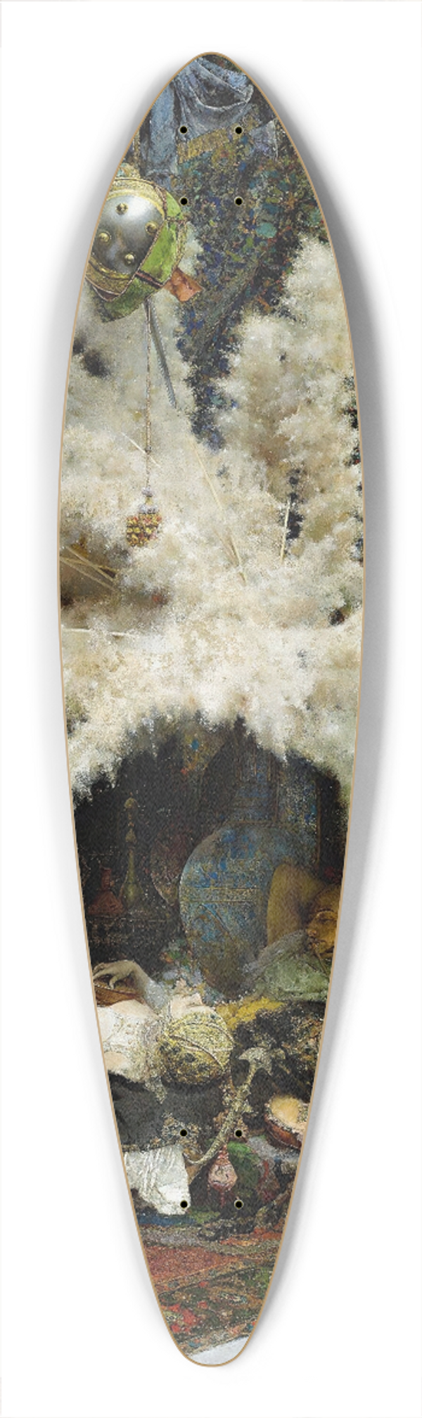 Jos Villegas Cordero - Spanish Siesta 39.3 inch art pintail longboard deck