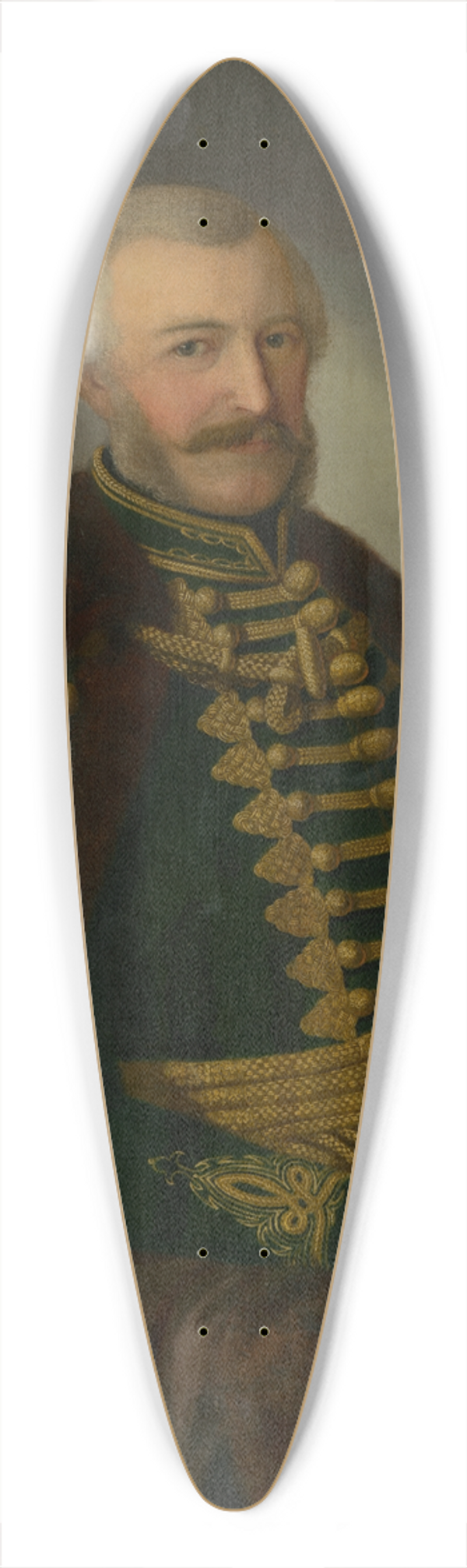 Jozef Boetech Klemens - Portrait of J. Szmrecsnyi 39.3 inch art pintail longboard deck