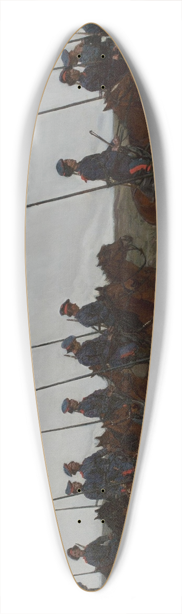 Jozef Chelmonski - Cossacks 39.3 inch art pintail longboard deck