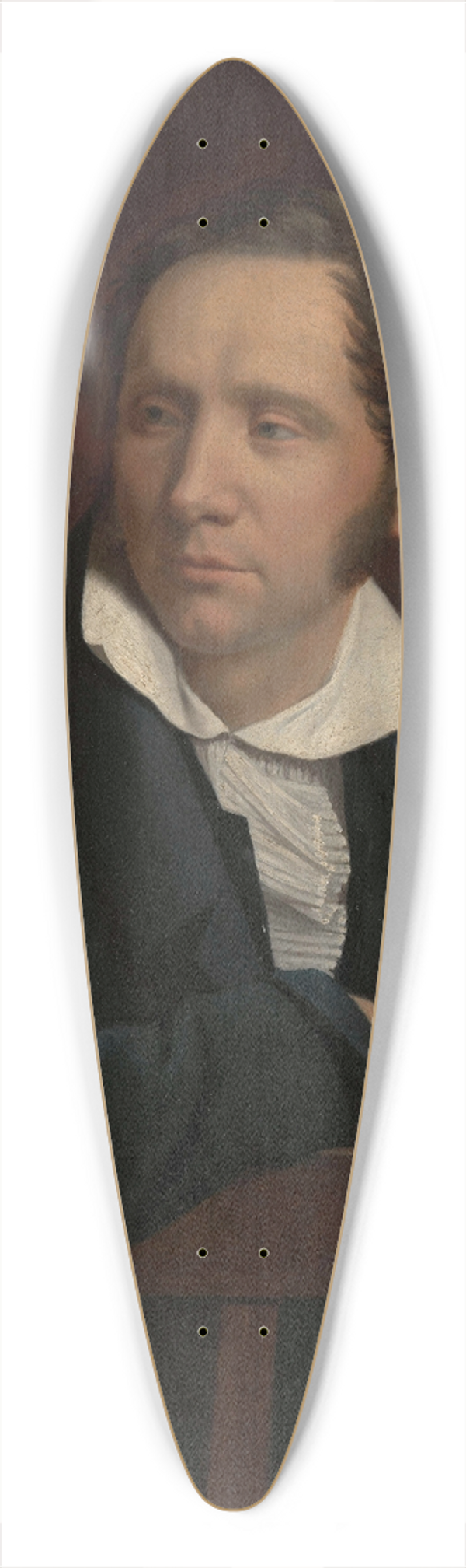 Jozef Geirnaert - Self-Portrait 39.3 inch art pintail longboard deck
