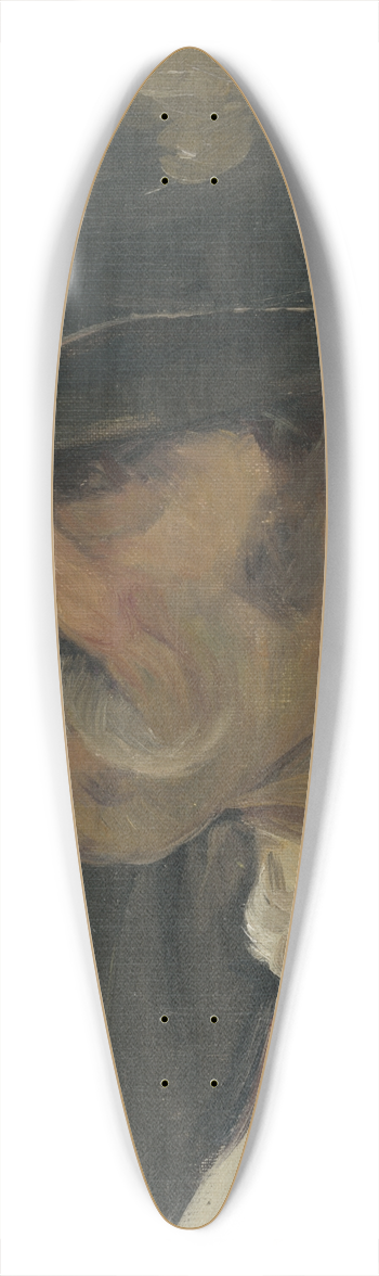 Jozef Hanula - Old 39.3 inch art pintail longboard deck