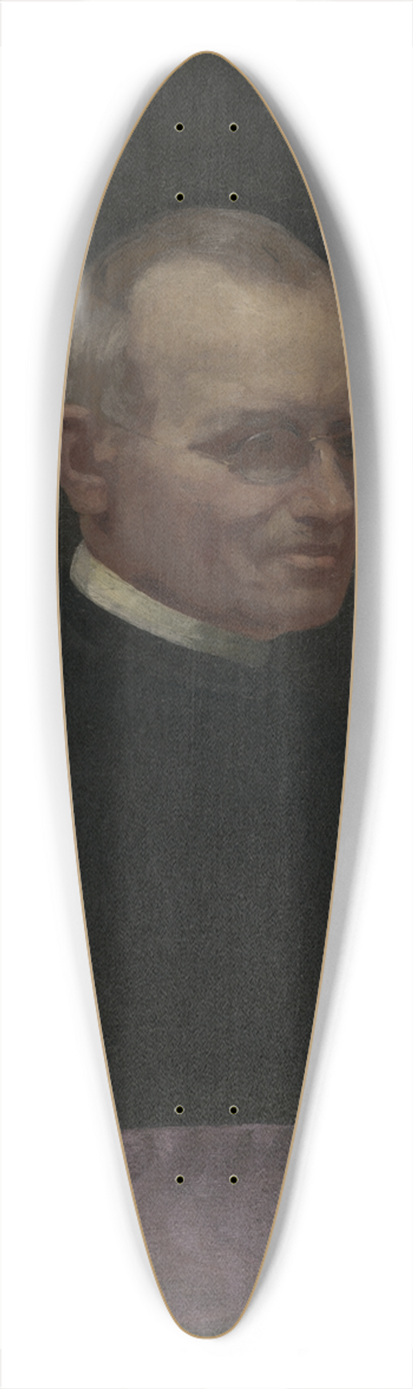 Jozef Hanula - Portrt farra Langa 39.3 inch art pintail longboard deck