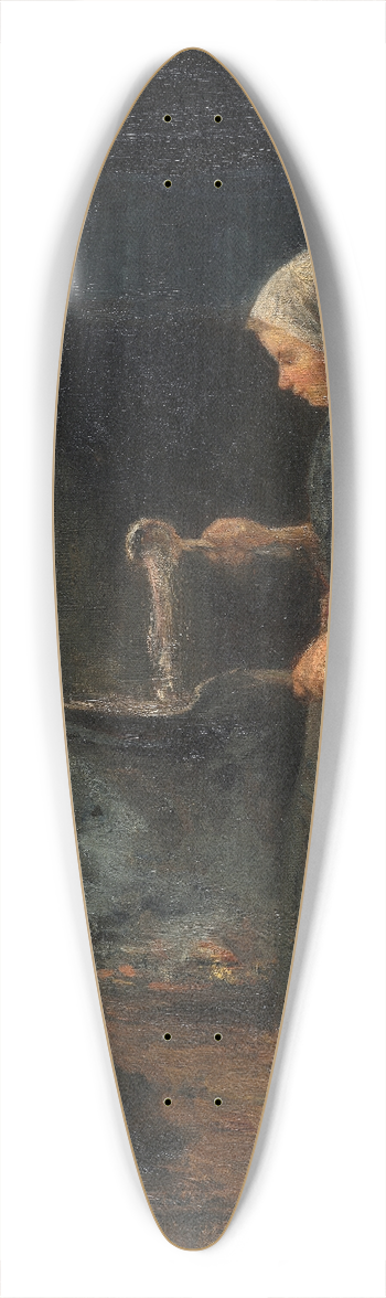 Jozef Israls - The Pancakes 39.3 inch art pintail longboard deck