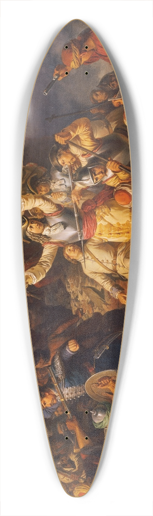 Jozsef von Molnar - Die Rckeroberung Ofens aus der Hand der Trken im Jahr 1686 39.3 inch art pintail longboard deck