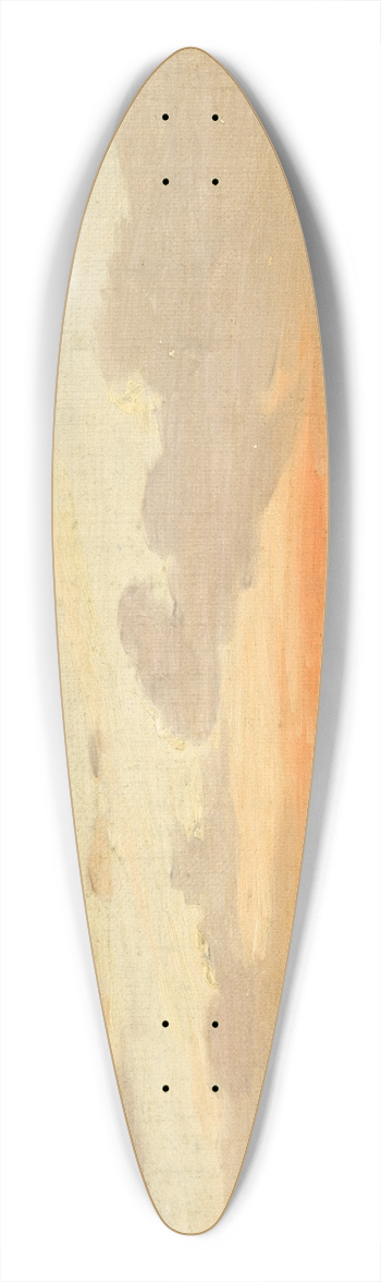Jrgen Sonne - Landscape with Evening Sky 39.3 inch art pintail longboard deck