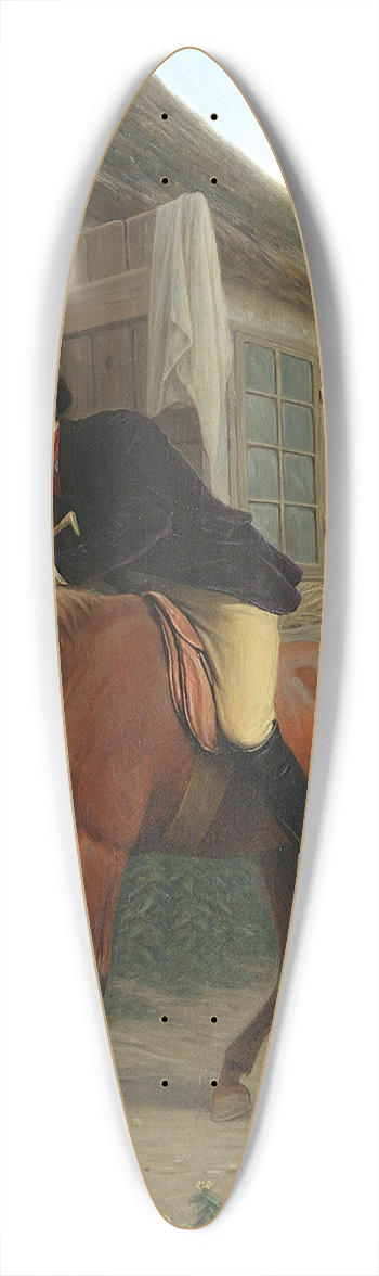 Jrgen Sonne - P en ridetur. Nglen til leddet 39.3 inch art pintail longboard deck