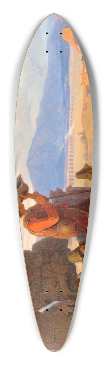 Jrgen Sonne - Shepherds in the Roman Campagna 39.3 inch art pintail longboard deck