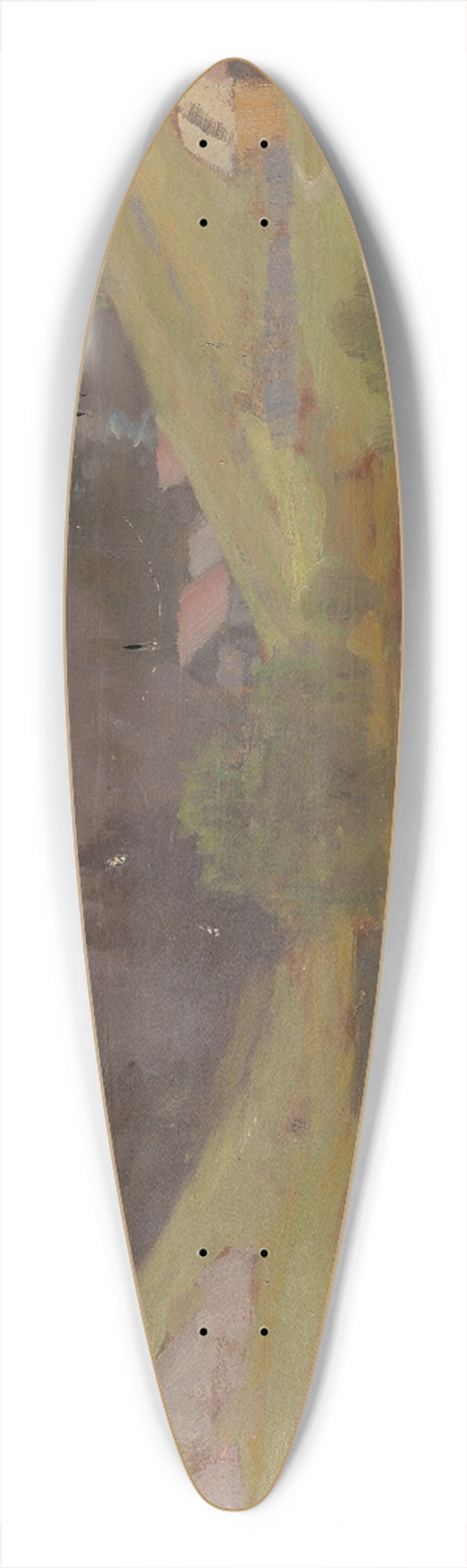 Jrgen Srensen - From the River Simoa 39.3 inch art pintail longboard deck