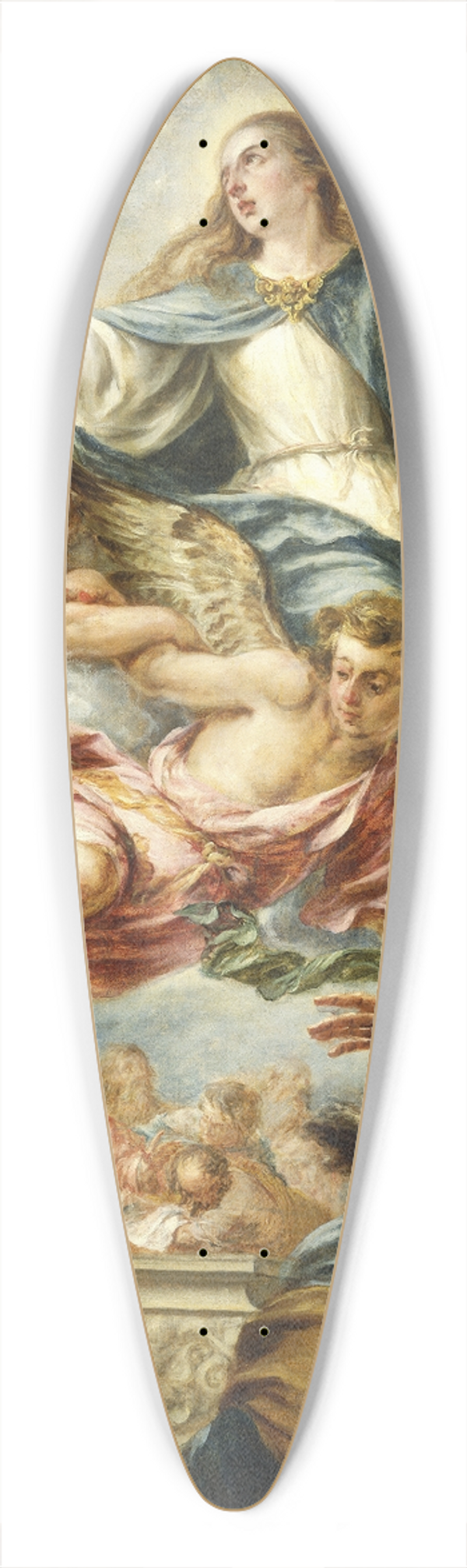 Juan de Valds Leal - The Assumption of the Virgin 39.3 inch art pintail longboard deck