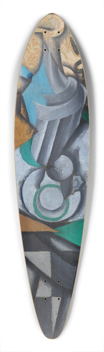 Juan Gris - Carafe, Cups and Glasses 39.3 inch art pintail longboard deck