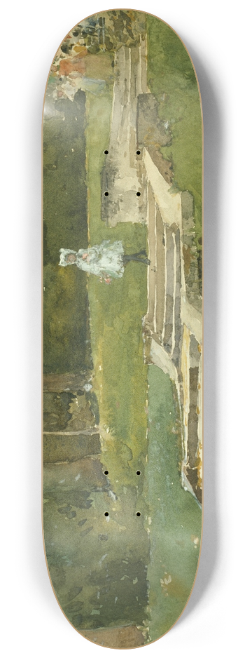 Childe Hassam - Saint-Cloud 8.25 inch art skate deck
