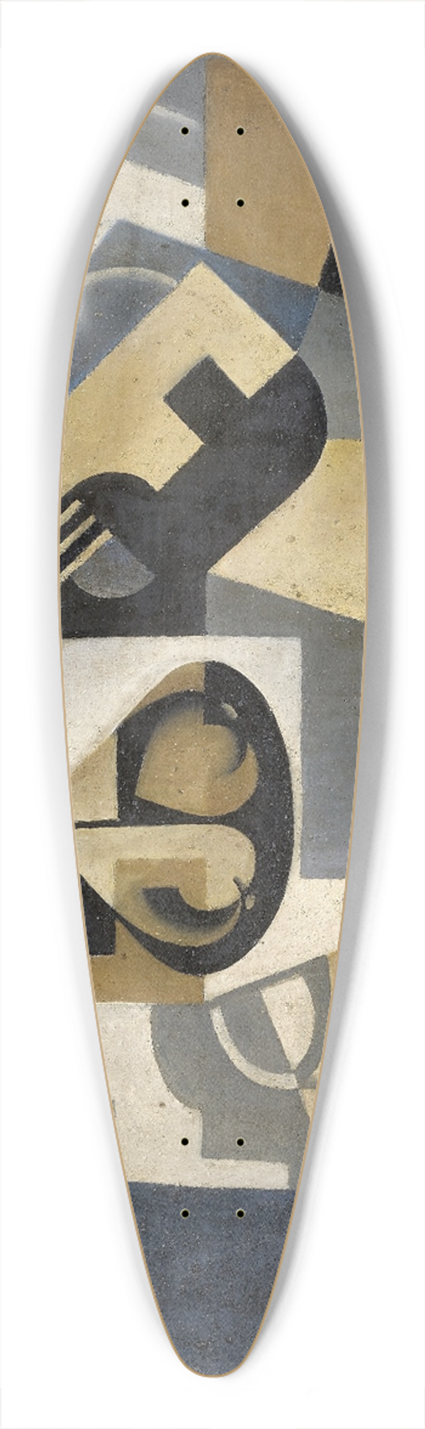 Juan Gris - Guitar and Fruit Bowl on a Table (Guitar and Fruit Bowl) 39.3 inch art pintail longboard deck