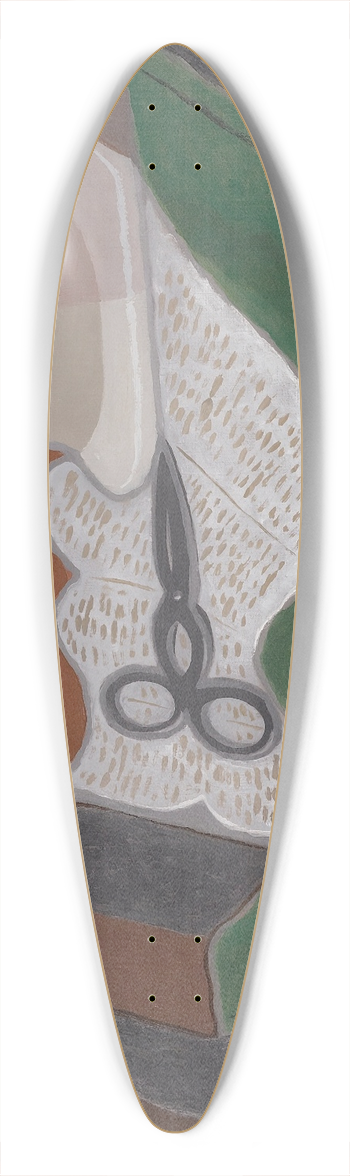 Juan Gris - Les Ciseaux 39.3 inch art pintail longboard deck