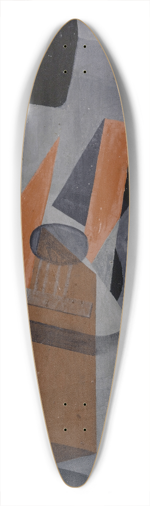 Juan Gris - The Guitar (Still Life with Guitar) 39.3 inch art pintail longboard deck