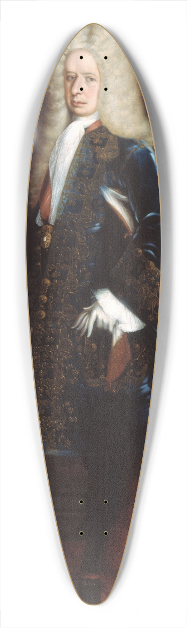 Juan Rodrguez Jurez - Portrait of the Viceroy, the Duke of Linares 39.3 inch art pintail longboard deck