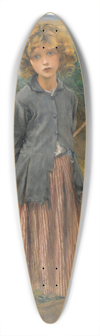 Jules Bastien-Lepage - Fleur Du Chemin (La Petite Bergre) 39.3 inch art pintail longboard deck