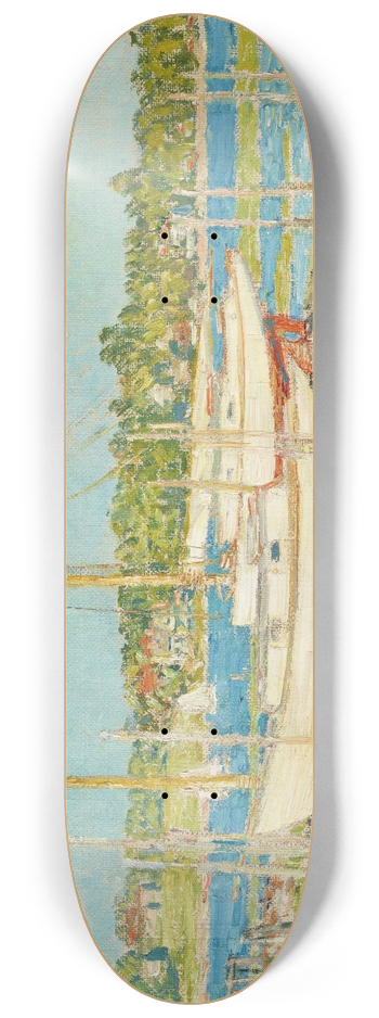 Childe Hassam - The Harbor 8.25 inch art skate deck