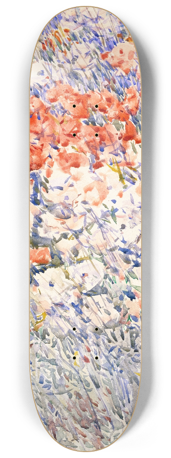 Childe Hassam - The Island Garden 8.25 inch art skate deck