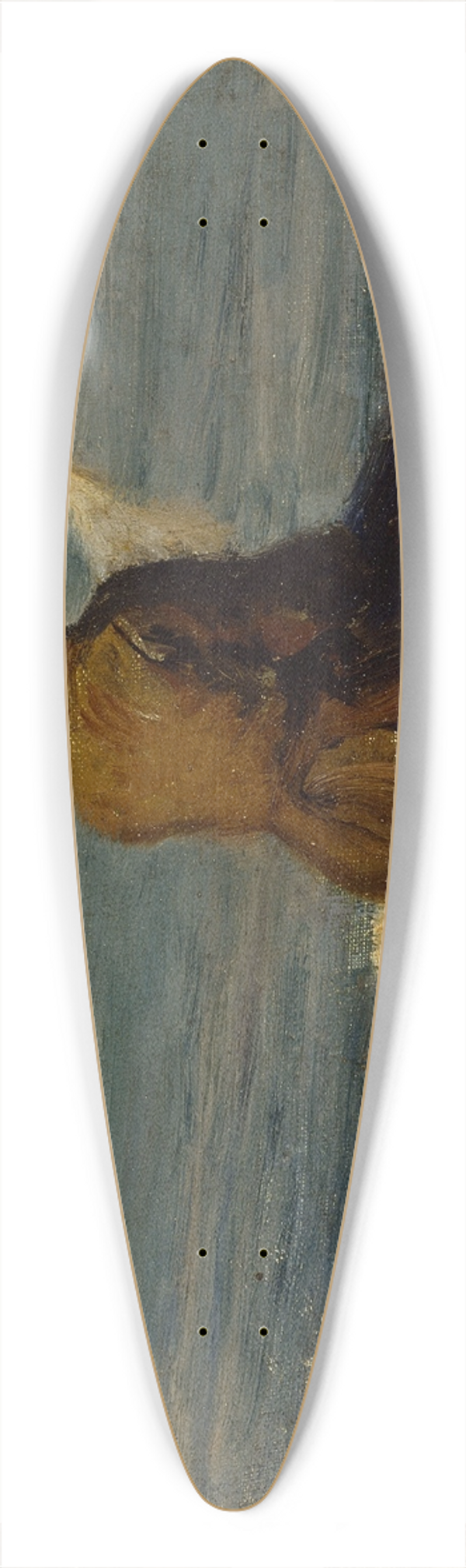 Jules Breton - Fileuse sur les rochers  Douarnenez 39.3 inch art pintail longboard deck