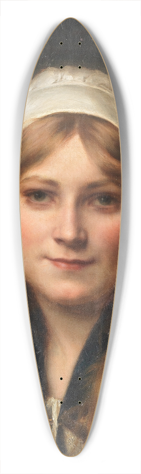 Jules-Cyrille Cav - Head of a girl 39.3 inch art pintail longboard deck