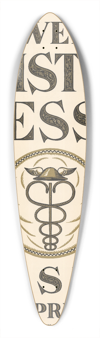 Jules De Praetere - Schweizer Mustermesse Basel 39.3 inch art pintail longboard deck