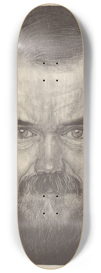 Chris Lebeau - Portret van Frederik van Eeden 8.25 inch art skate deck