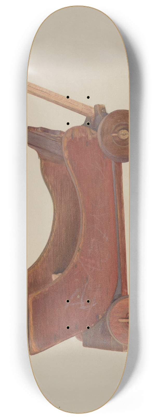 Chris Makrenos - Doll Cart 8.25 inch art skate deck