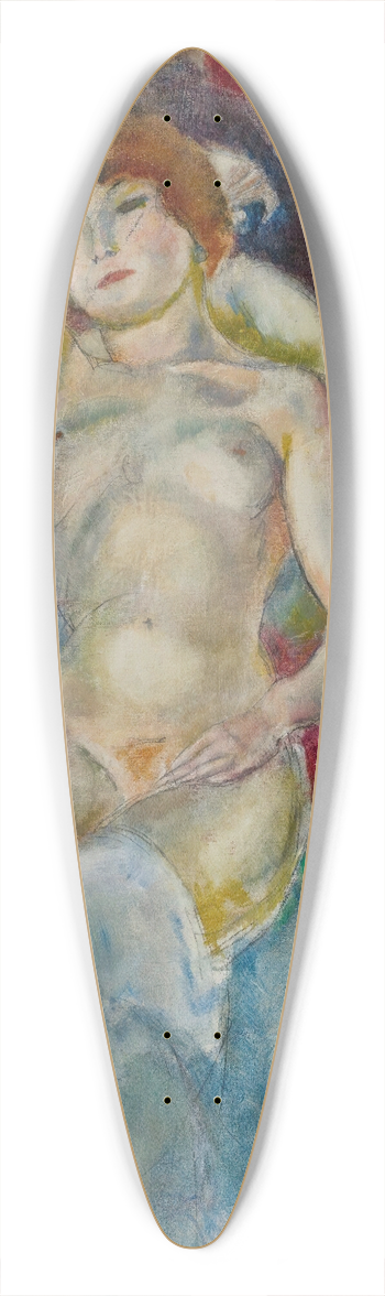 Jules Pascin - Nu, Le Bras Lev 39.3 inch art pintail longboard deck