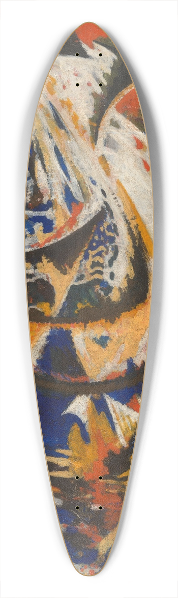 Jules Schmalzigaug - Speed 39.3 inch art pintail longboard deck