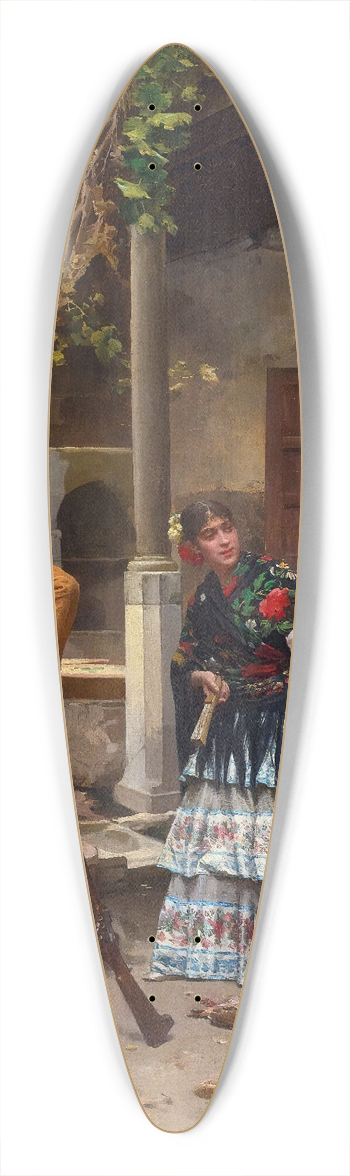 Jules Worms - After The Hunt 39.3 inch art pintail longboard deck