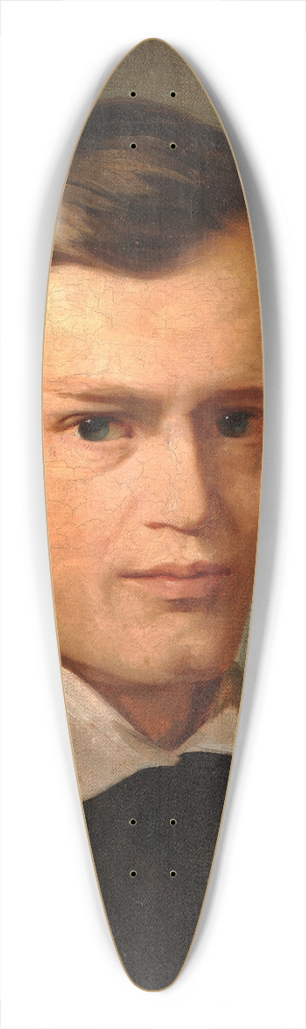 Julie Wilhelmine Hagen-Schwarz - Portrait of Artist Hermann Hartmann 39.3 inch art pintail longboard deck