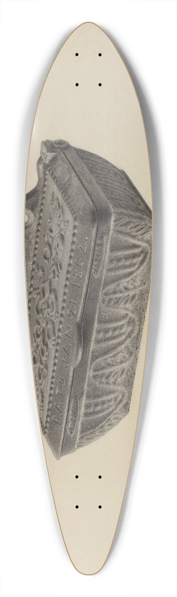 Julius Bellamy - Match Safe 39.3 inch art pintail longboard deck