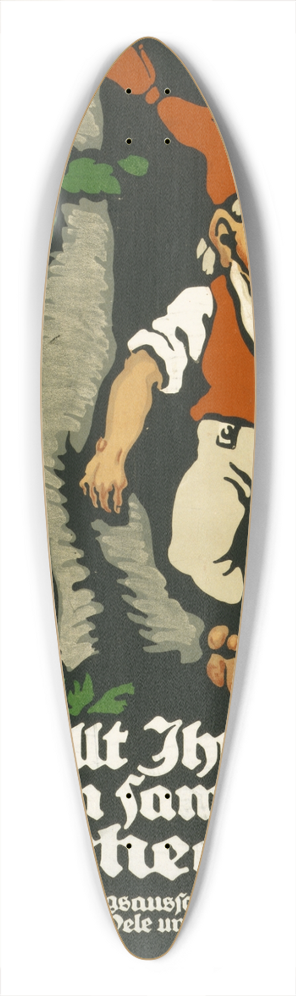 Julius Gipkens - Wolt Ihr Oel, dann sammelt Bucheckern! Kriegsauschuss fr Oele und Fette 39.3 inch art pintail longboard deck