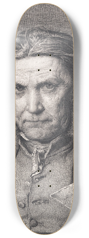 Christen Kbke - Den gamle smand 8.25 inch art skate deck