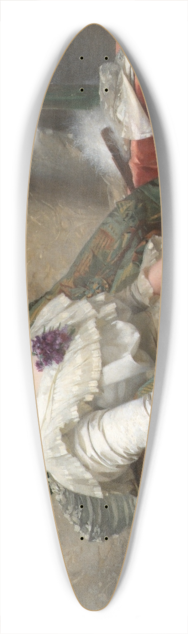 Julius Schmid - Stefanie Frth 39.3 inch art pintail longboard deck