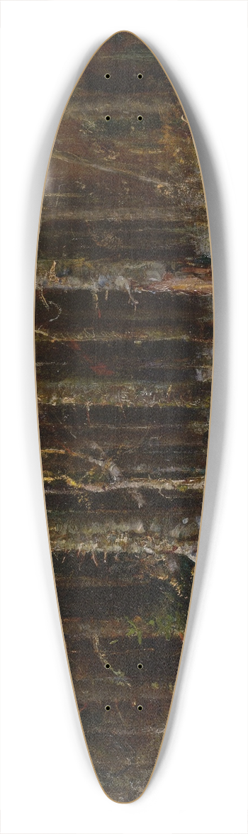 Julius Sergius Klever - Forest In Winter 39.3 inch art pintail longboard deck
