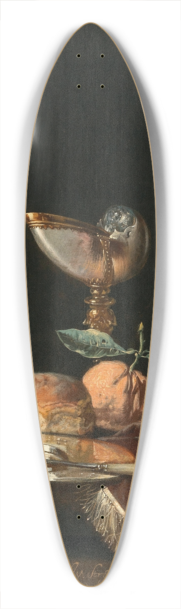Juriaen van Streeck - A Nautilus cup, a Wan-Li Kraak porcelain bowl with mixed fruit, a silver salver and a glass of wine on a stone table with a velvet cover 39.3 inch art pintail longboard deck Juriaen van Streeck - A Nautilus cup, a Wan-Li Kraak porcelain bowl with mixed fruit, a silver salver and a glass of wine on a stone table with a velvet cover 39.3 inch art pintail longboard deck