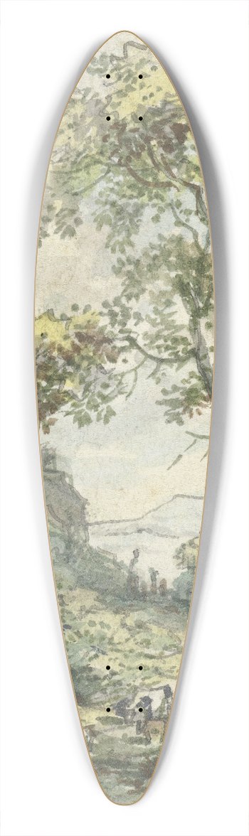 Jurriaan Andriessen - Landschap met vee 39.3 inch art pintail longboard deck