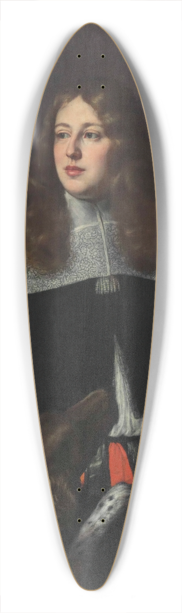 Justus Sustermans - Portrait Of Orazio Piccolomini (1639-1678) 39.3 inch art pintail longboard deck