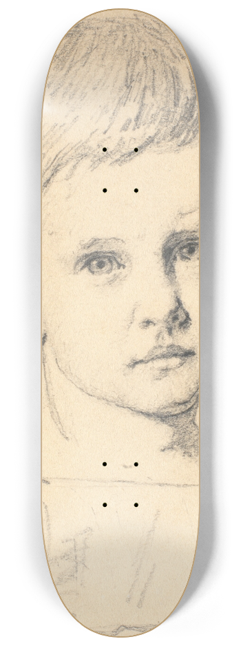 Christen Kbke - Portrt af Sophie Frimodt som barn 8.25 inch art skate deck