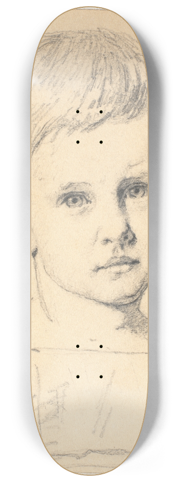 Christen Kbke - Portrt af Sophie Frimodt som barn 8.25 inch art skate deck