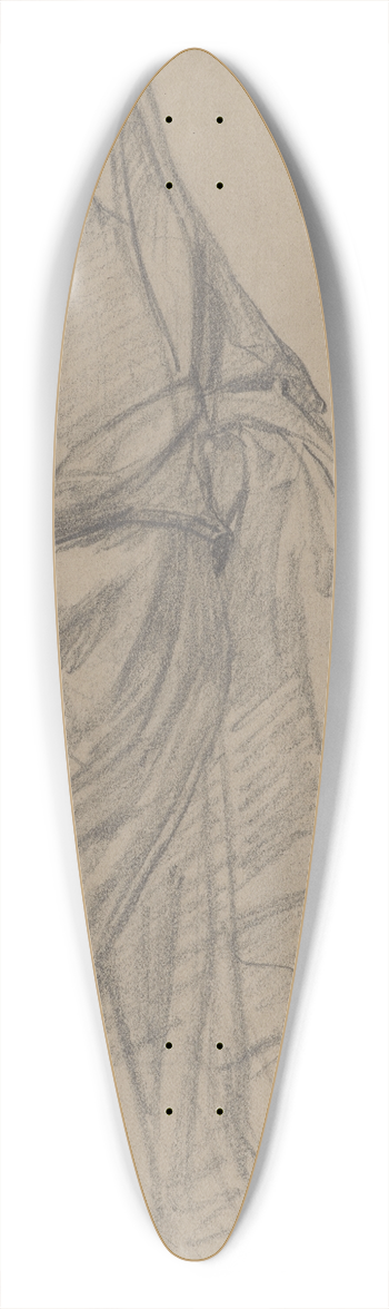 Jzef Simmler - Sketch of the high priest to the painting Martyrdom of St. Matthias 39.3 inch art pintail longboard deck